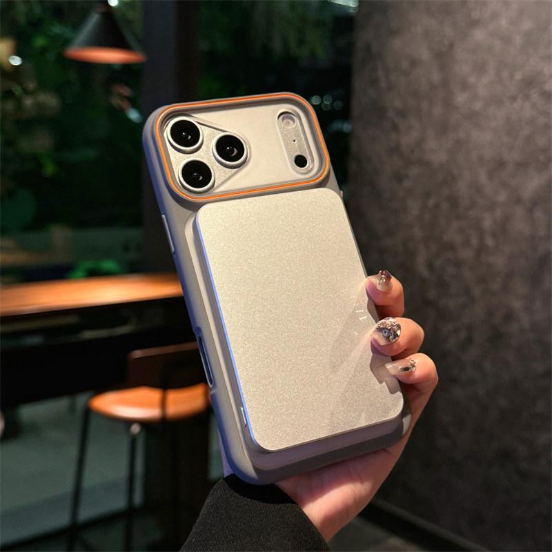 Ring Bracket Holder Matte Magnetic For Magsafe Frosted Phone Case For iPhone 17 Air 16 15 14 Plus 13 12 11 Pro Max Soft Bumper Cover