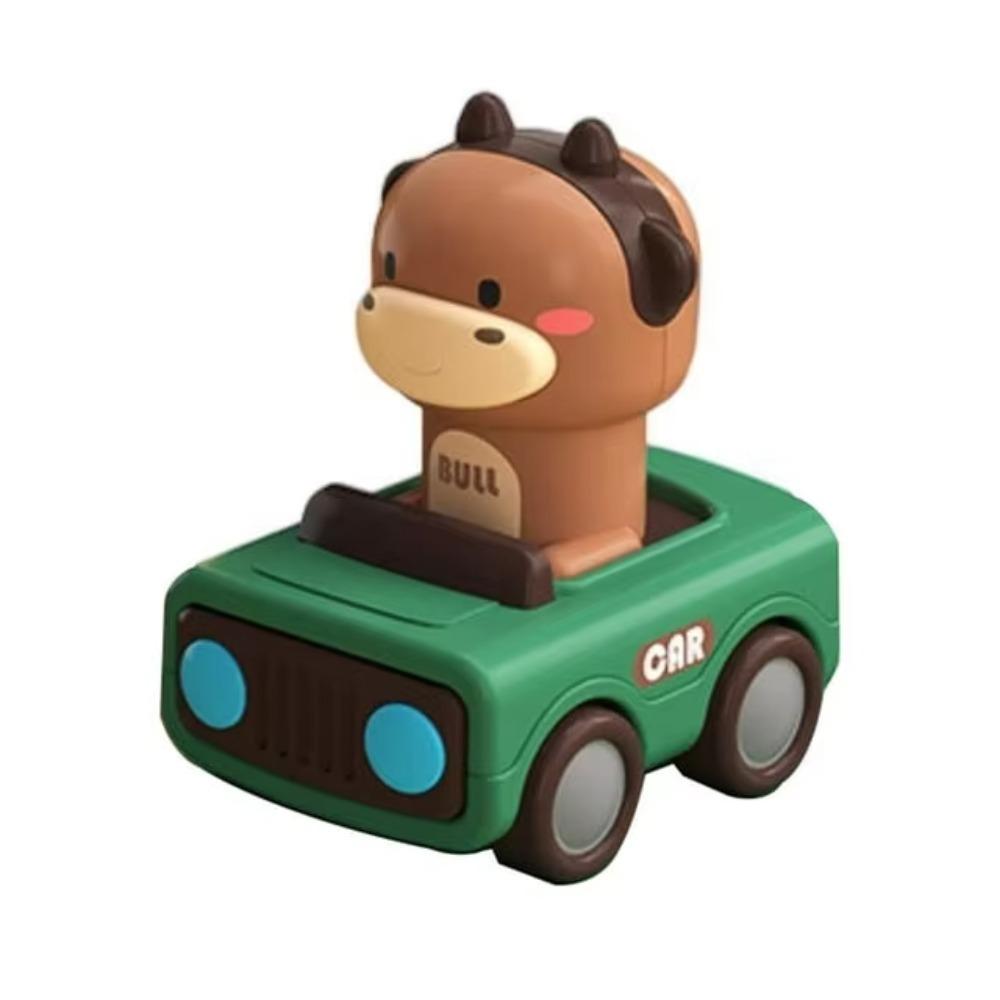 And Press Go Car Toys For Toddlers 1-3 Baby Animal Racing Cars Infant Play Vehicle Set Baby Push Go Friction Car Toys