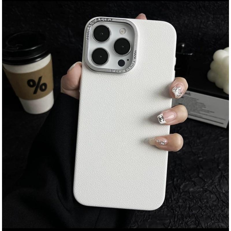 

New Frosted Hardware Lychee Skin Pattern Suitable Apple 16 ProMax Phone Case IPhone 15 Anti Drop Premium iPhone 15 PLUS
