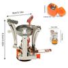 Hiking Stove 3000W Portable Mini Pocket Rocket Camping Backpack Canister Stove Outdoor Cooking Burner Mini Canister Outdoor