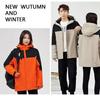 Men's Thickened Hooded Winter Windbreaker - Casual Plus Size Jacket for Middle-aged and Elderly.