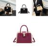 Classy Versatile Contrast Color Small Square Hand Bag For Women Perfect For Winter Outfits