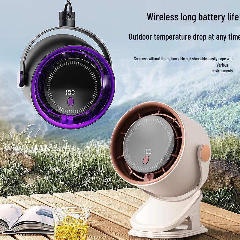 USB Rechargeable Multifunctional Desktop Clip Fan for Dorms & Homes