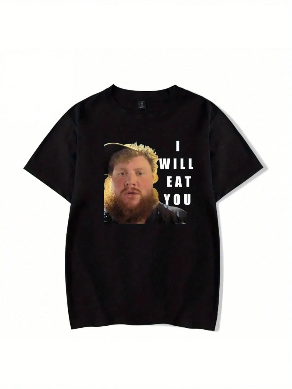 

Caseoh - I Want to Eat You! 90s Retro T-Shirt Fun T-Shirt Unisex Pure Cotton T-Shirt harajuku graphic t shirts harajuku top ... S разноцветный