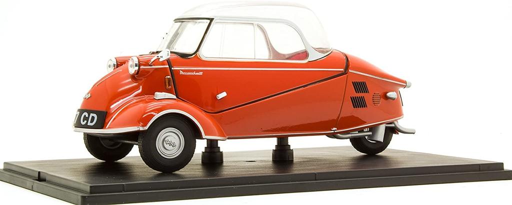 OXFORD Messerschmitt KR200 Bubble Car Scale Model Car 18MBC001 1/18 (Red)