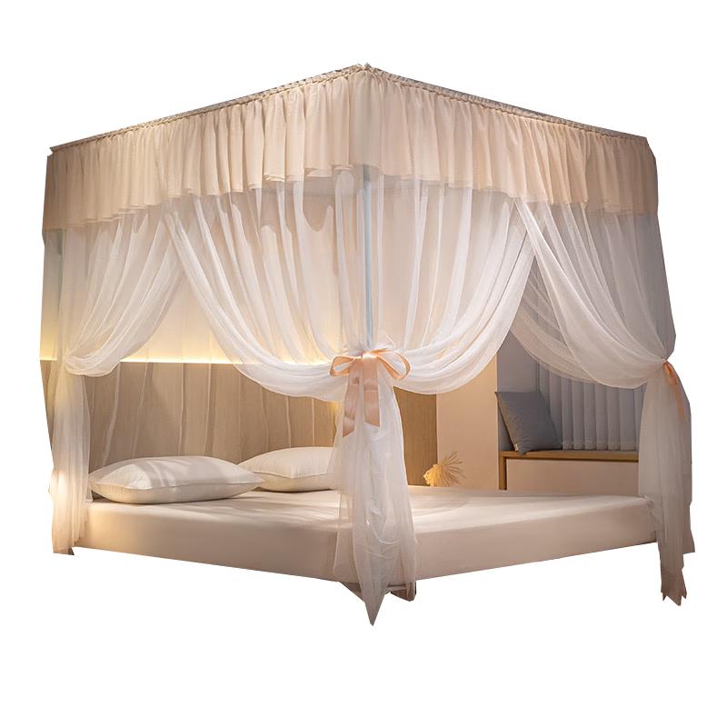 Muji Princess Style Three-Door Floor Mosquito Net 150cm x 200cm шампанского