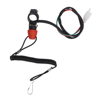 22mm Engine Cord Lanyard Kill Stop Switch Safety Tether 2 Pin Universal Engine On Off Kill Switch Emergency Lanyard for
