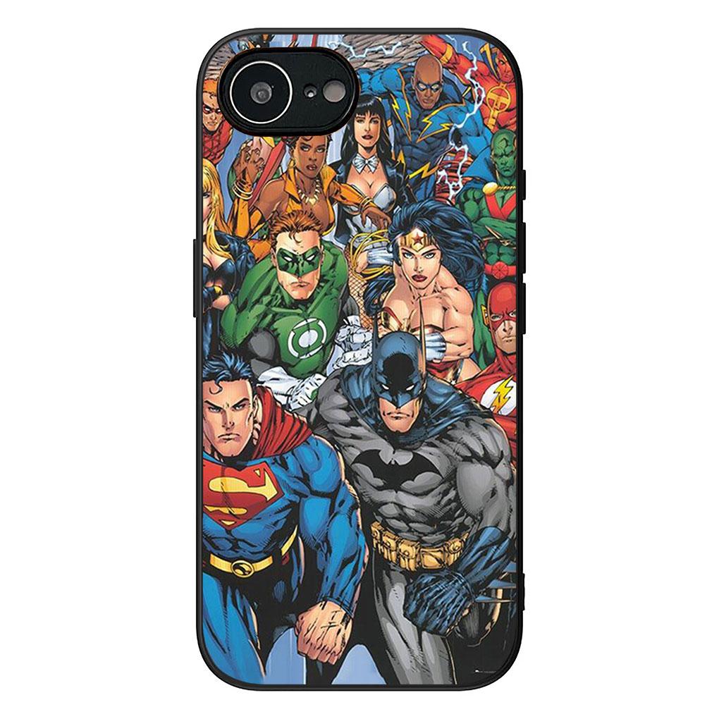 Justice League DC Comics Super Hero Phone Cover for Xiaomi Redmi Note 13 14 ProPlus A4 A3 Pro Plus 13C Pro+ Note13 Note14 Case