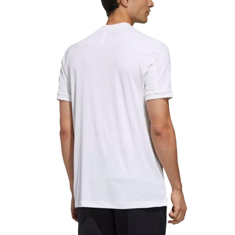 Adidas X Club Collaboration Heat.Rdy Comfortable Versatile Fashion Short Sleeve T-Shirt Men Tops White FK1420