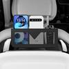 Car Seat Side Pocket Organizer, PU Leather Multifunctional Small Vehicle Console Side Storage Pouch, Automotive Gap Filler Bag