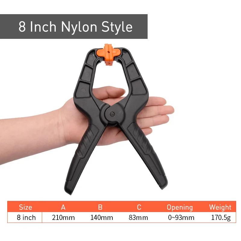 4/6/9inch Clamps For Woodworking Nylon A Clip Spring Retainer Hand Tools And Accessories