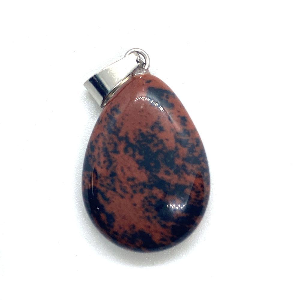 Opal Teardrop Pendant, 17x27mm Stone, Single Hole Melon Seed Buckle, DIY Necklace Jewelry Accessory