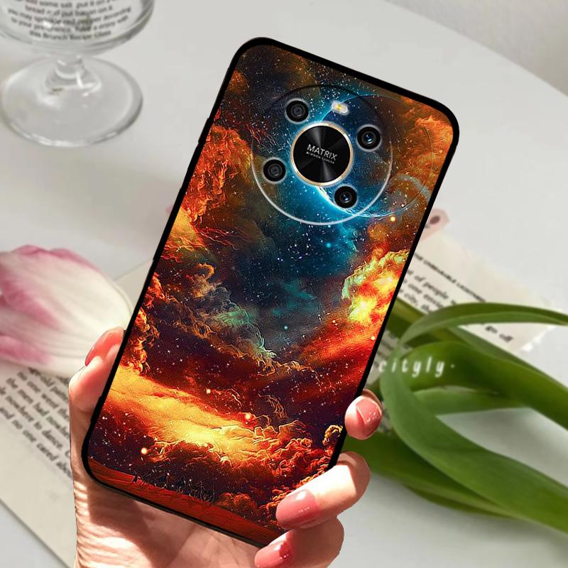 For Honor Magic4 Lite 5G Case ANY-LX1 LX2 LX3 Silicone TPU Soft Phone Cover For Honor Magic 4 Lite Bumper Fundas Fashion Luxury