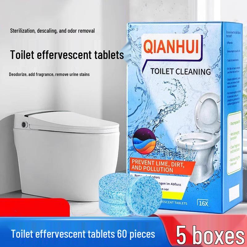 Engångstoalettrensare: Brustabletter för Deodorisering & Luktborttagning för Fläckborttagning & Avkalkning