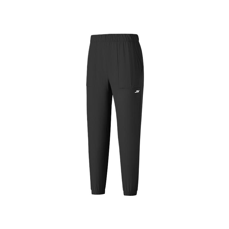 Skechers Comfort Sports Series Soft Comfortable Fashion Versatile Casual Pants Women bottoms Carbon-Black P225W036-0018 M