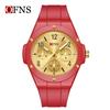 Ofns Youth Waterproof Luminous Quartz Watch - Simple Round Design