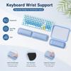 Soft Wrist Support Pad Non-Slip Base Mouse Pad Breathable Keyboard Wrist Support  Desktop