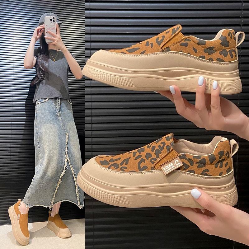 Sneakers women's single shoes new autumn flat casual shoes non-slip waterproof lightweight board shoes
