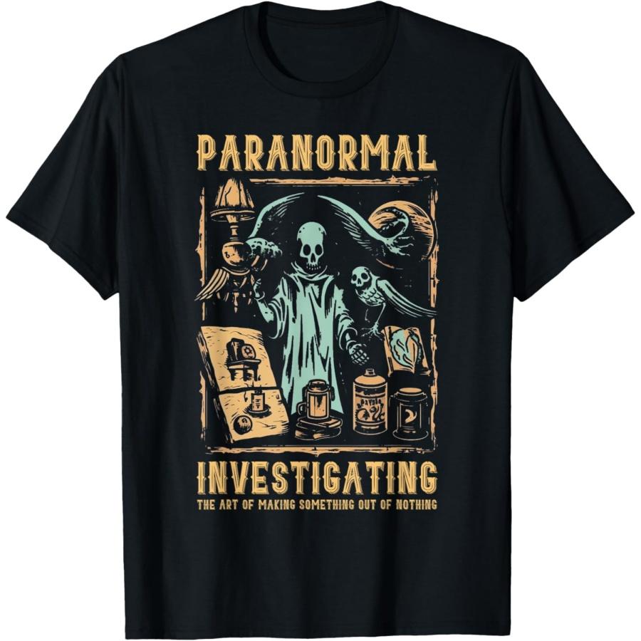 Ghost Hunting Investigator Design Paranormal Investigator T-Shirt S