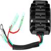 Voltage Regulator Rectifier Fit for Yamaha Outboard 1990-2006 4 Stroke 9.9 15HP Regulator Rectifier 6G8-81960-A1, Black