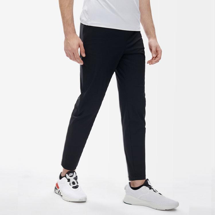 FILA Solid Micro Logo Casual Pants Men bottoms Black A11M221604FBK