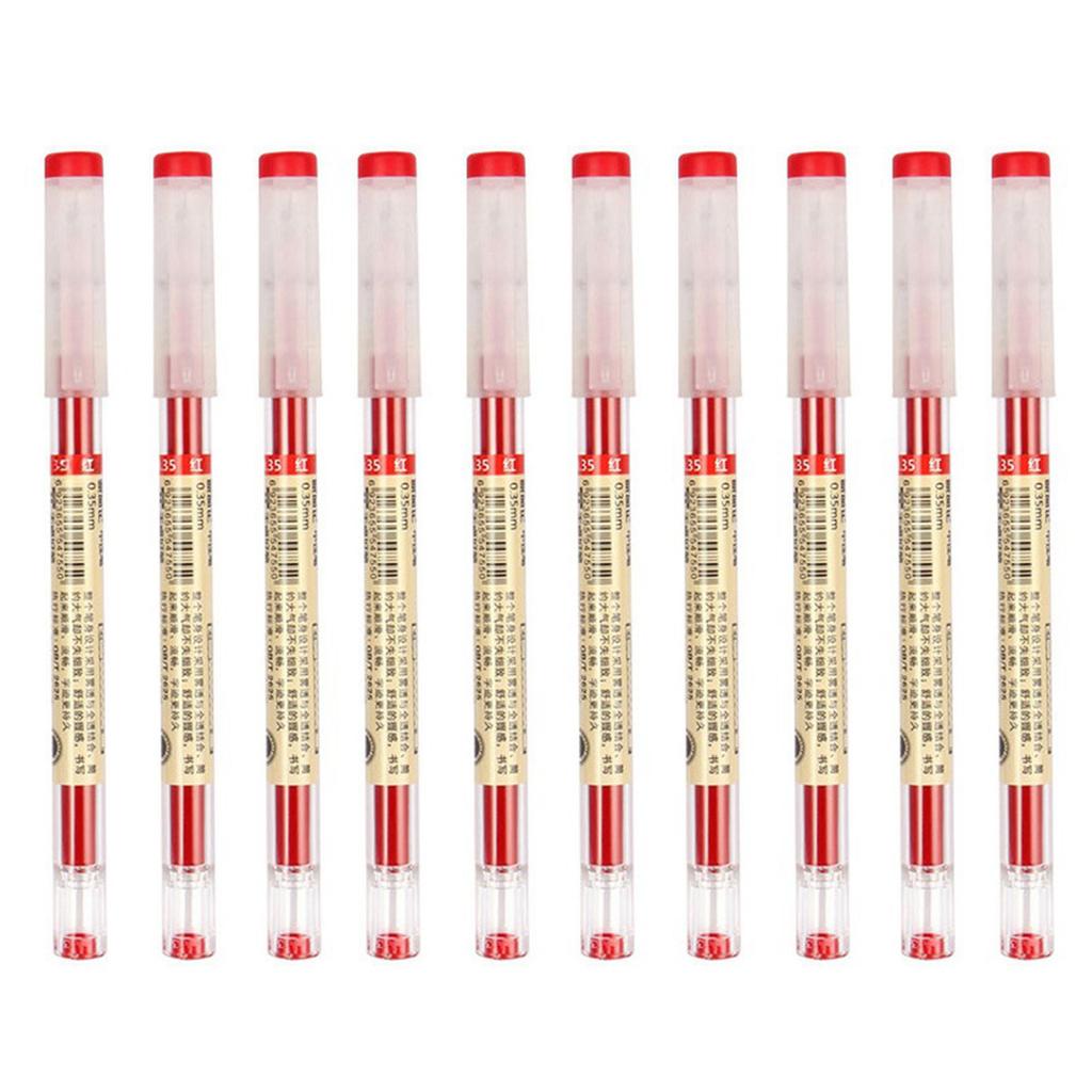Gel Pen 0.35mm Pen Lead Black/Blue/Red Ink Writing Pens Gel Ink Pens Comfort Grip for Office Business School Student Signature Exam Stationery Suppli