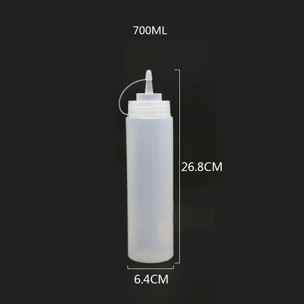 Restaurant Grade Plastic Squeeze Bottle for Condiments In 1100ML Capacity