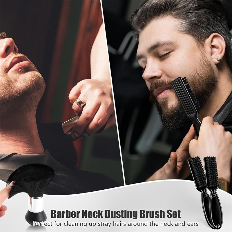 2/3/4Pcs Neck Dust Collector Hair Cleaning Brush For Hairdressers Neck Dust Collector Hairdresser Salon Blade Clean Brush Tool