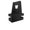 10Pc Disposable Cardboard Coffee Holder Portable Foldable Take-out Hot & Cold Drinks, 2/4/6 Cup Drink Carrier Caddy with Handle