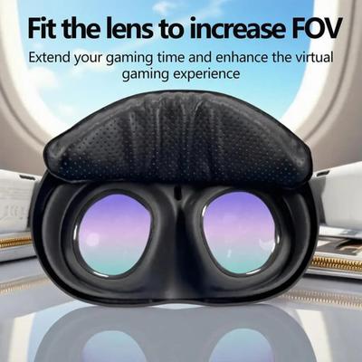 Yousheng VR Headset Face Pad for Meta Quest 3 Faux Leather Breathable Virtual Reality Glasses Face Cushion Cover Replacement Parts Accessories