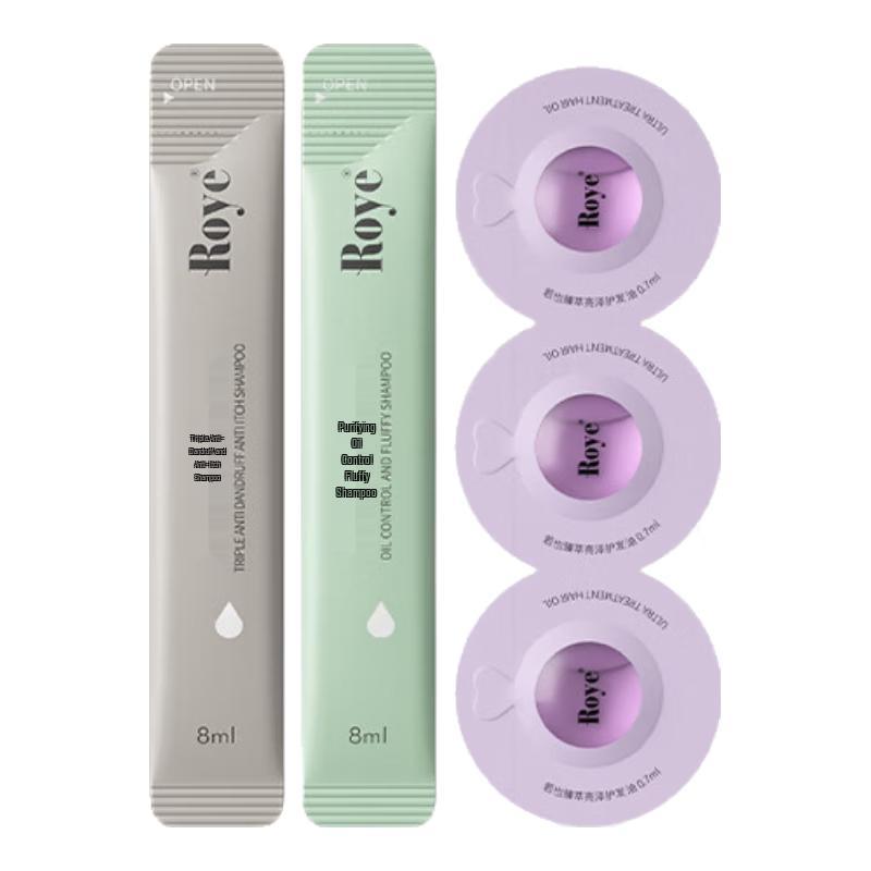 Roye Anti-Dandruff & Oil Control Shampoo & Hair Oil Trial Set