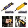 Durability Metal Plastic 90degree Drill Adapter with Magnetic Socket Offering Comfortable grip for Long Use in Repair Tasks