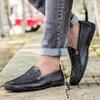 Frühling und Herbst Doudou Schuhe neue Krokodilmuster Schuhe faule Schuhe Britisch lässig Leder