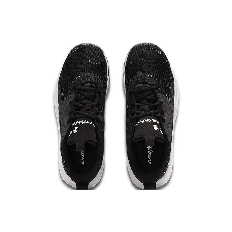 Under Armour Spawn 3 Fabric Mesh Minimalist Versatile Shock Absorption Non-Slip Durable Support Low-Top Retro Basketball Shoes 3023738-001