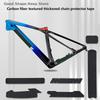 Protection de chaîne de vélo noire durable; Garde-chaîne de cadre de vélo; Accessoire Essentiel Protège la Chaîne de Vélo