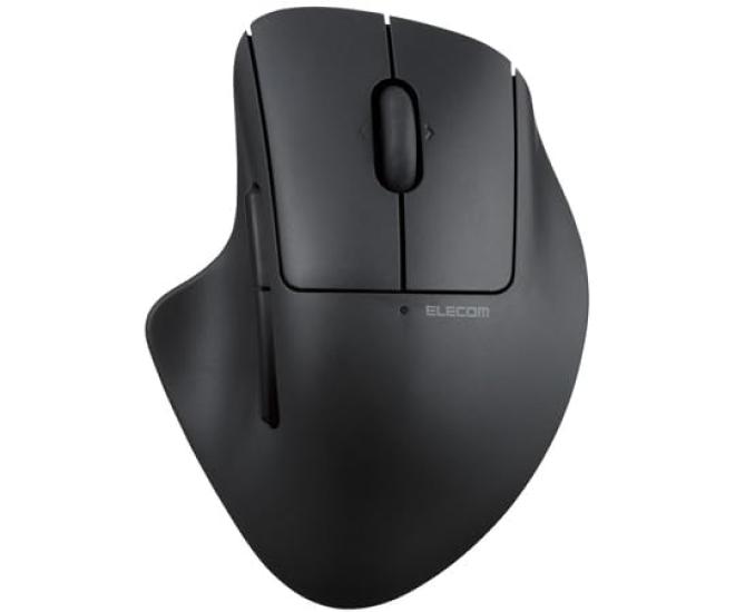 ELECOM SHELLPHA Wireless 5 Buttons Small Quiet Multi-Touch Mouse, + Tilt, Size, Antibacterial, Design, Black, M-SH31MBSKXBK