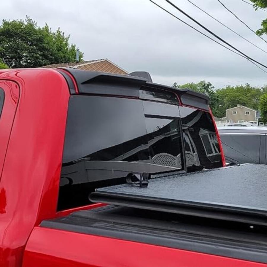 Rear Roof Spoiler Compatible with 20192025 Dodge RAM 1500 Crew Cab Pickup Trucks Aerodynamic Design for Enhanced Stability and