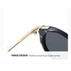 Fashionable Metal Sunglasses Party Gatherings Stage Performances Street Photography Fashion Wear Take UV Resistant Glasses