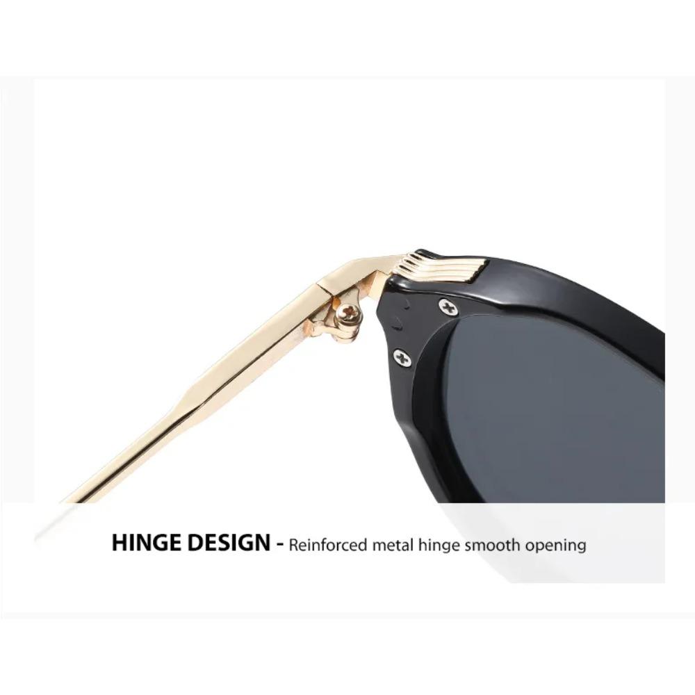 Fashionable Metal Sunglasses Party Gatherings Stage Performances Street Photography Fashion Wear Take UV Resistant Glasses