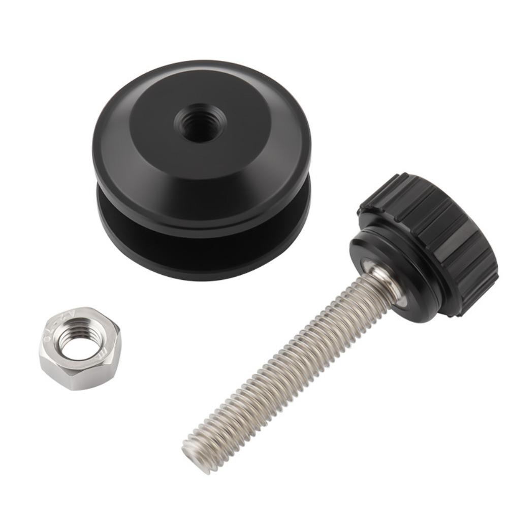 

Adjustable Bike Chain Keeper Holder H-groove Design Virtual Hub Fixed Cycling чёрный