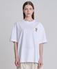 ZNOTHER Poodle Applique T-Shirt White