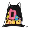 Custom Cookie Monster Drawstring Bag Women Men Lightweight Cartoon Sports Gym Storage Backpack
