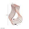 Retractable Metal Heart Book Stand - Iron Art Creative Desktop File Holder & Storage Rack