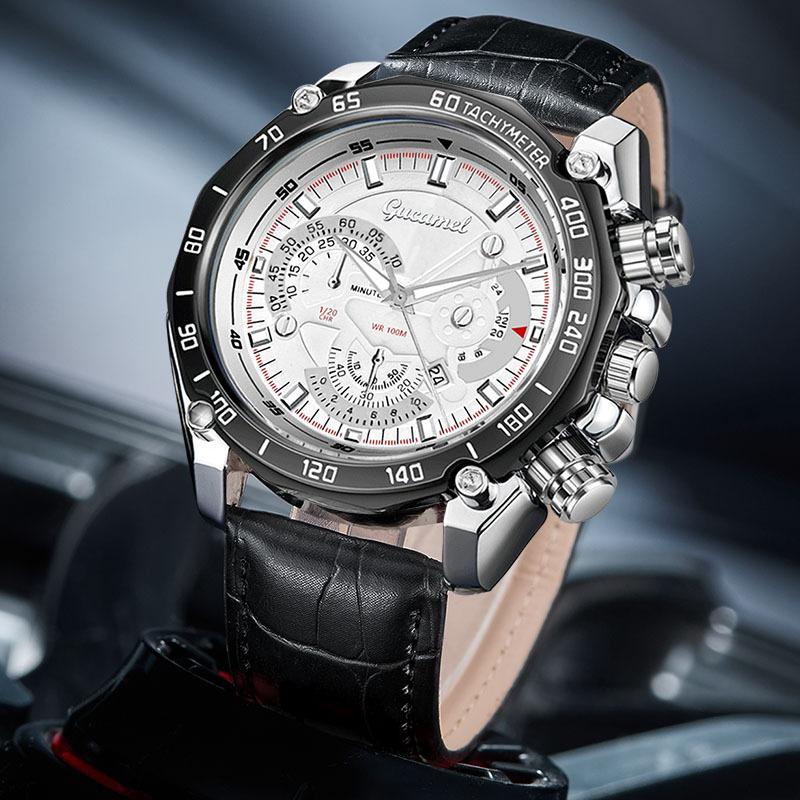 GUCAMEL New Watch Electronic Watch Calendar Watch Wristwatch