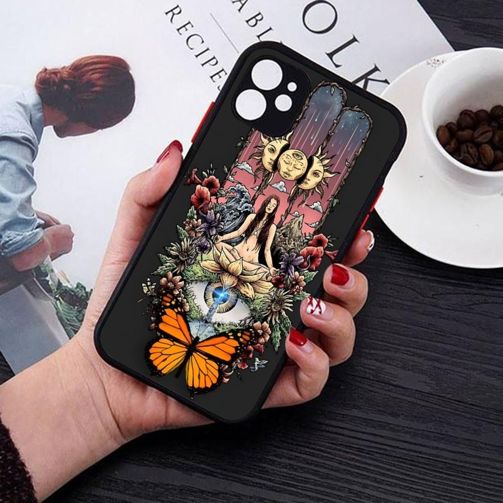 The Yoga Phone Case For IPhone 14 11 12 13 Mini Pro Max 8 7 Plus X XR XS MAX Translucent Matte Cover