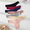 7Pcs/Set Women Cotton Thongs Sexy Underwear Soft Panties G-String Girls Briefs Low Waist Ladies Panty Breathable Female Lingerie