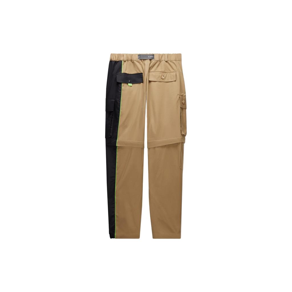 Nike Pantaloni Cargo Convertibili X Feng Chen Wang Pro Taglia Asiatica 'Khaki Nero' Uomo DV4005-255