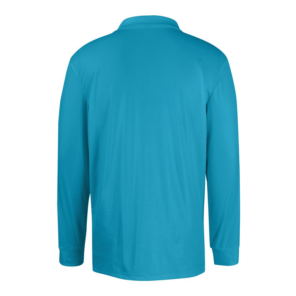 Men's Casual Style Solid Color Loose  Shirt Long-sleeved Top