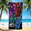 1Pc Kiss End Road Tour Beach Towel Quick Dry Multiuse For Beach Pool Gym Yoga Home Travel Christmas Halloween Xmas Gift L1387