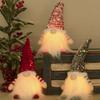 AlliLit 1~3pcs Christmas Gnome Doll Elf 30cm Led Light Xmas Ornaments Decorations for Home 2026 New Year Gift